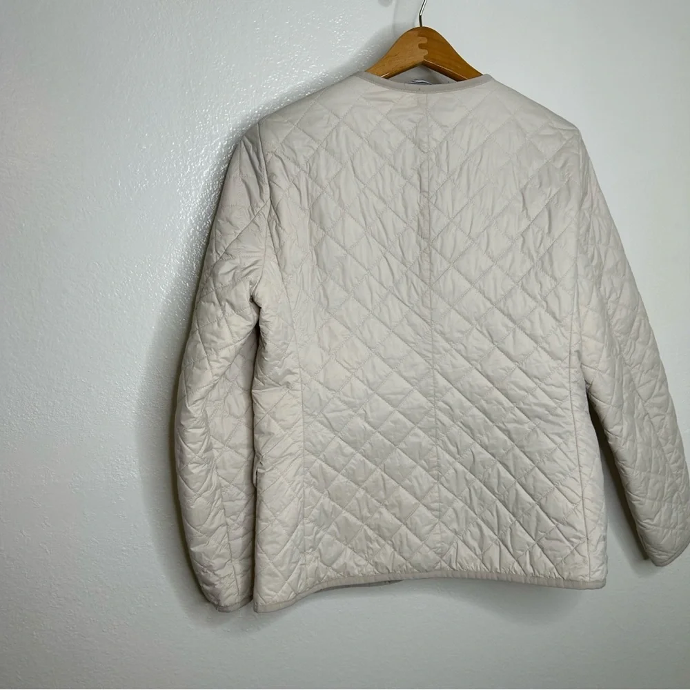 J. Crew Cream Quilted Jacket - Picture 7 of 13